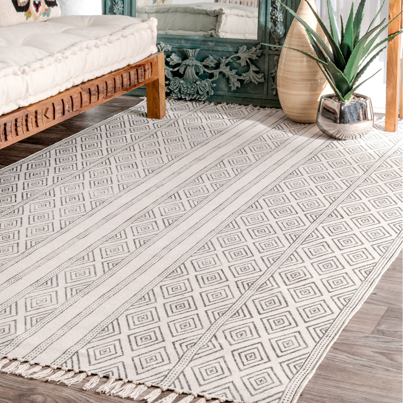 Dunkirk Handmade Off White Area Rug & Reviews Birch Lane